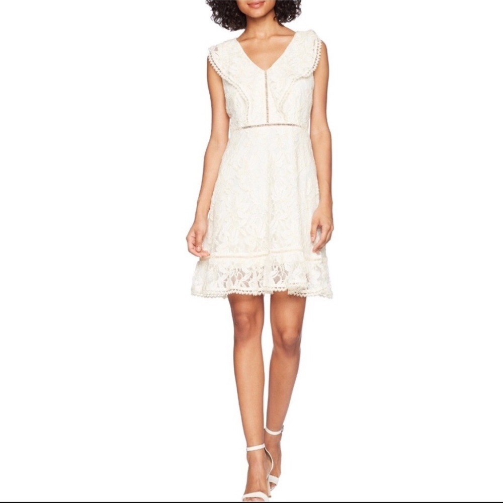 BB Dakota- Rease Ruffle Lace Dress - Size 10